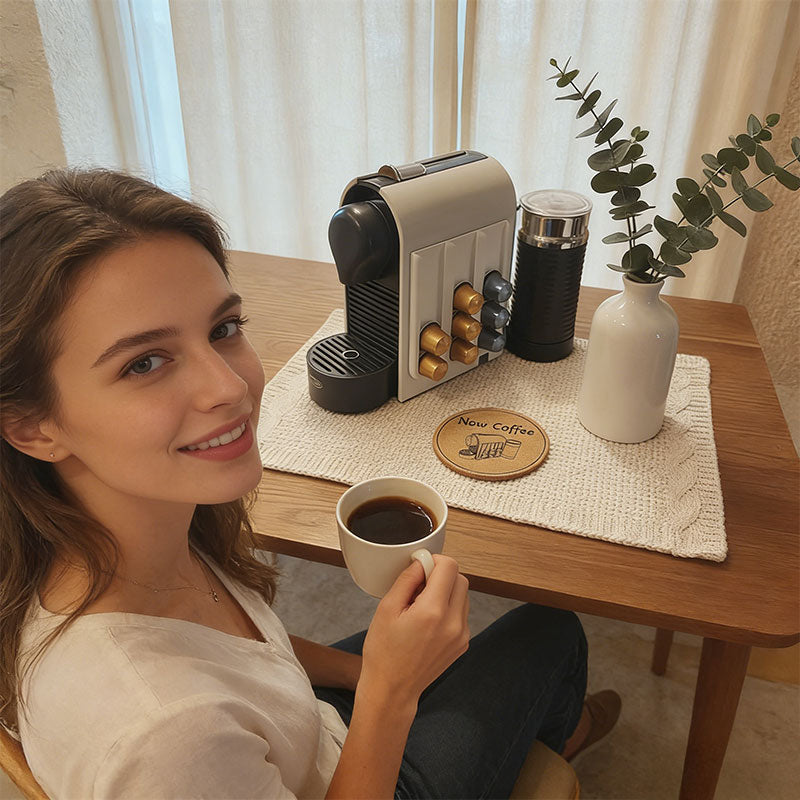 Capsule Coffee Pod Holder Wall Mounted [No Drilling Required] Compatible with Nespresso Multi-Brand Capsules  Space Saving