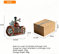 Motorcycle Whiskey Bottle High Borosilicate Glass Craft Beer Bottle Motorcycle Shape Bottle