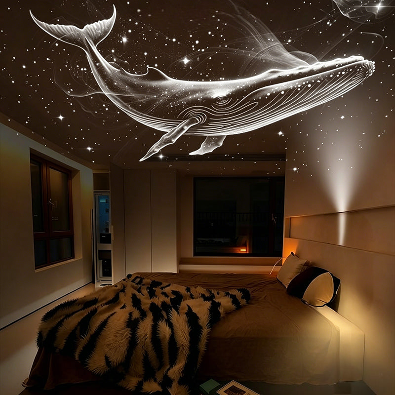 2-in-1 Mini Star Projector with Bright Colorful Night Light 10 Movies Included  Galaxy Atmosphere for Bedroom Decor, Kids Gift