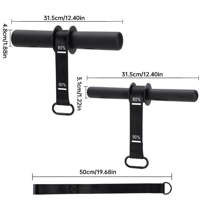 Adjustable Forearm Strength Trainer with Thickened Anti-Slip Wrist Roller, Belt Included, Durable Home Fitness Equipment