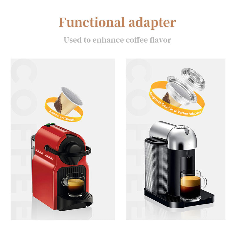 Reusable Stainless Steel Coffee Capsule Converter for Vertuo Next Pop/Vertuoline Machines