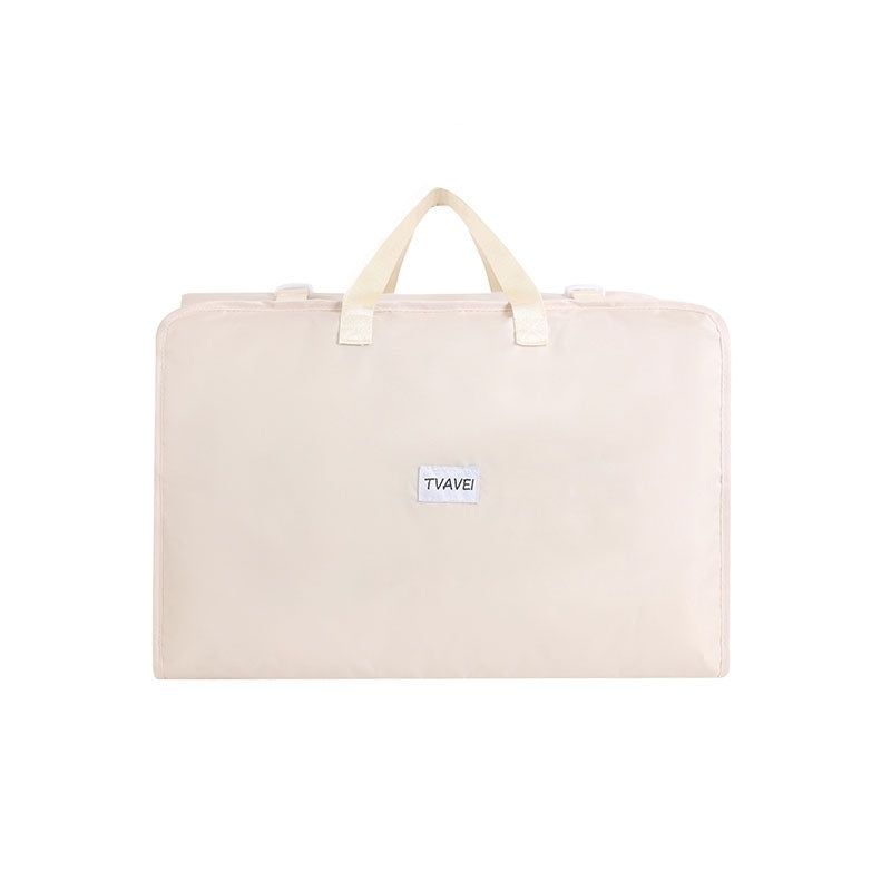 Portable Travel Clothes Organizer Bag - Large Storage with Separate Compartments for Shirts, Pants, Underwear & Socks