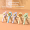 Creative Design Pet Comb Cat Self-Cleaning Needle Comb Dog Comb for Removing Loose and Dead Hair Cat Grooming Comb Wholesale