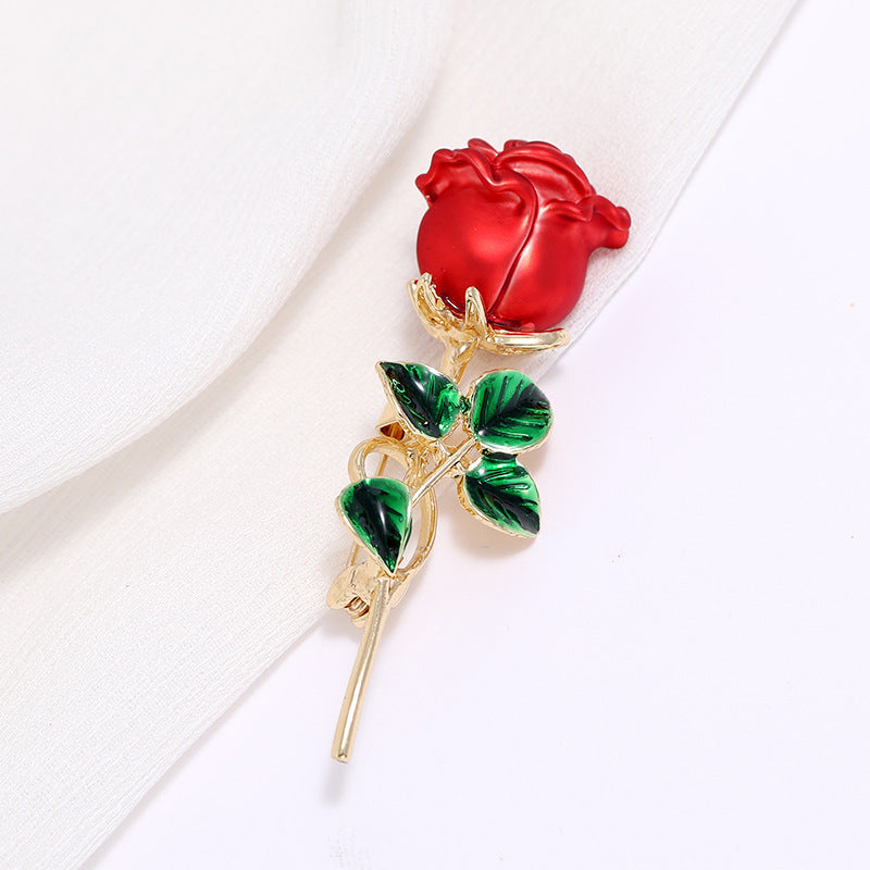 Artistic Brooch Vintage Pin Simple Versatile Lapel Flower Accessory