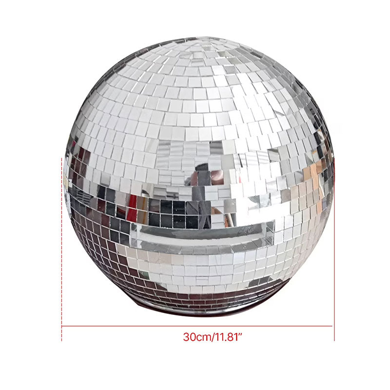 Silver Mirror Helmet Mask, Reflective Disco Costume Headgear for EDM Raves, Music Festivals, DJ Stage Performance