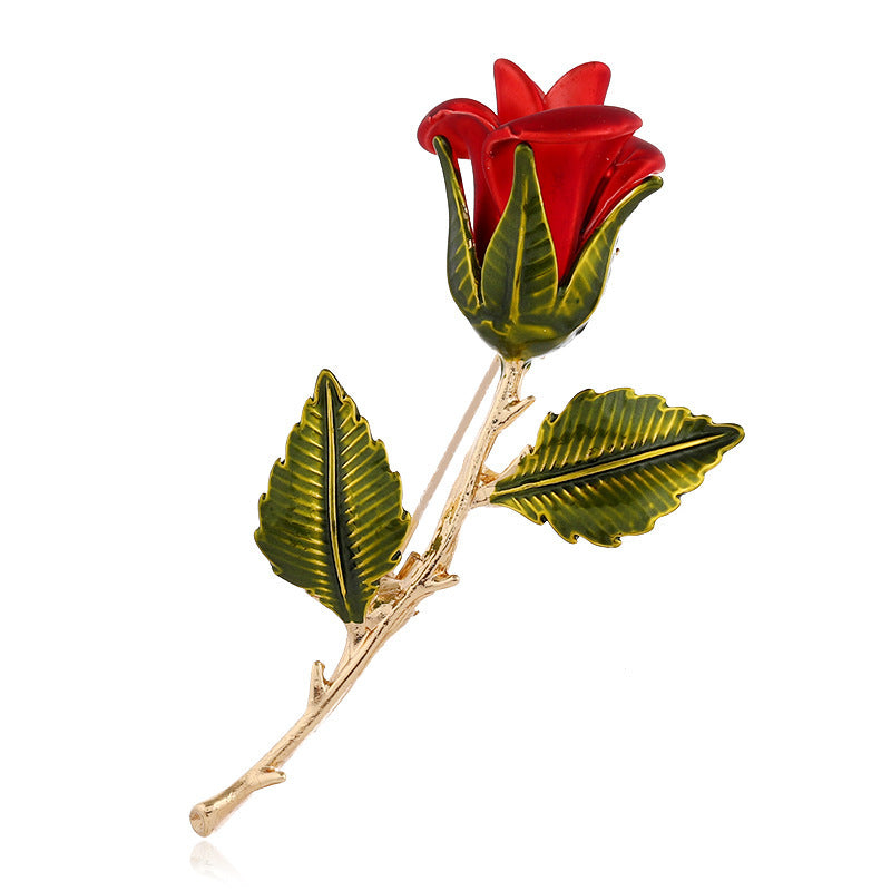 Artistic Brooch Vintage Pin Simple Versatile Lapel Flower Accessory