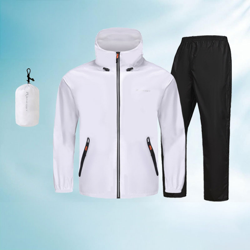 Unisex Ultralight Rain Suit - Lightweight Waterproof Jacket & Pants Set, Summer Outdoor Rainwear for Fishing & Cycling