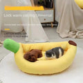 Comfortable All-Season Non-Slip Durable Pet Banana Bed Dog Bed Cat Bed Thick Warm PP Cotton Cat Dog Mat for Sale