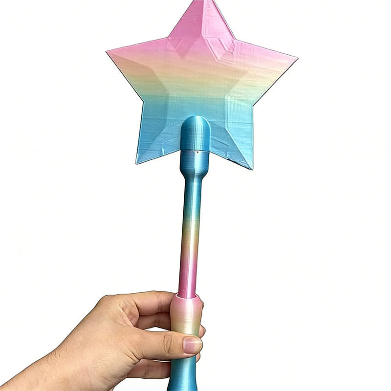 Magic Glow Wand - 3D Printed LED Light Starlight Wand with Contactless Payment Card Slot, 7 Colors