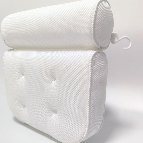Bath Tub Pad Non-Slip Backrest Mesh Non-Slip Pad Bathroom Pillow SPA Massage Cushion 4D Suction Cup Fixed Backrest Pillow