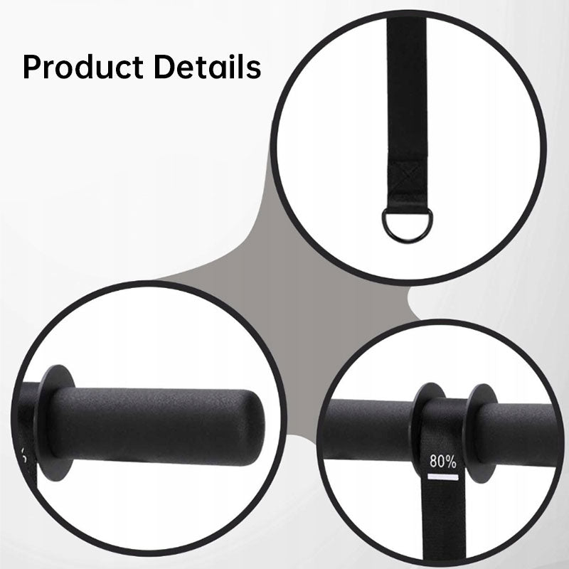 Adjustable Forearm Strength Trainer with Thickened Anti-Slip Wrist Roller, Belt Included, Durable Home Fitness Equipment