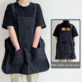 Double-Sided Waterproof Kitchen Apron – Adjustable Unisex Chef Apron, Pure Color Household Cooking Workwear