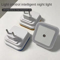 Square LED Night Light Plug-in Smart Light Control Indoor Sensor Bedside Lamp for Bedroom