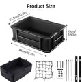 Lixada Rear Bicycle Cargo Basket, High-Capacity & Durable Rear Bike Carrier Basket, Rustproof & Heavy-Duty