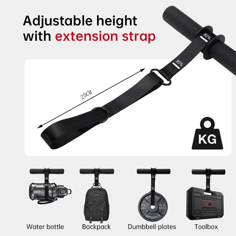 Adjustable Forearm Strength Trainer with Thickened Anti-Slip Wrist Roller, Belt Included, Durable Home Fitness Equipment